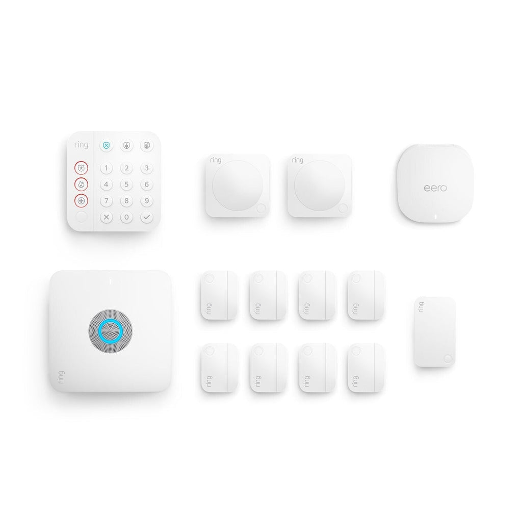 Alarm Pro Security Kit, 8-Piece (with built-in eero Wi-Fi 6 router)