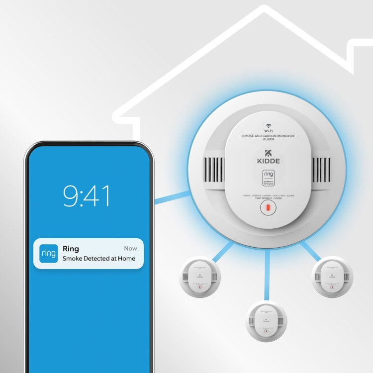 KIDDE Wired Smart Smoke & Carbon Monoxide Alarm