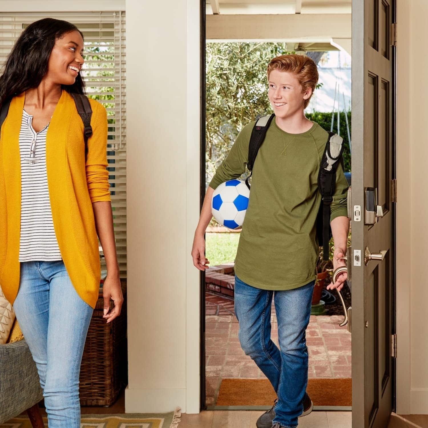 Schlage Encode Smart WiFi Deadbolt with Camelot Trim (for Works with Ring Video Doorbells and Cameras)
