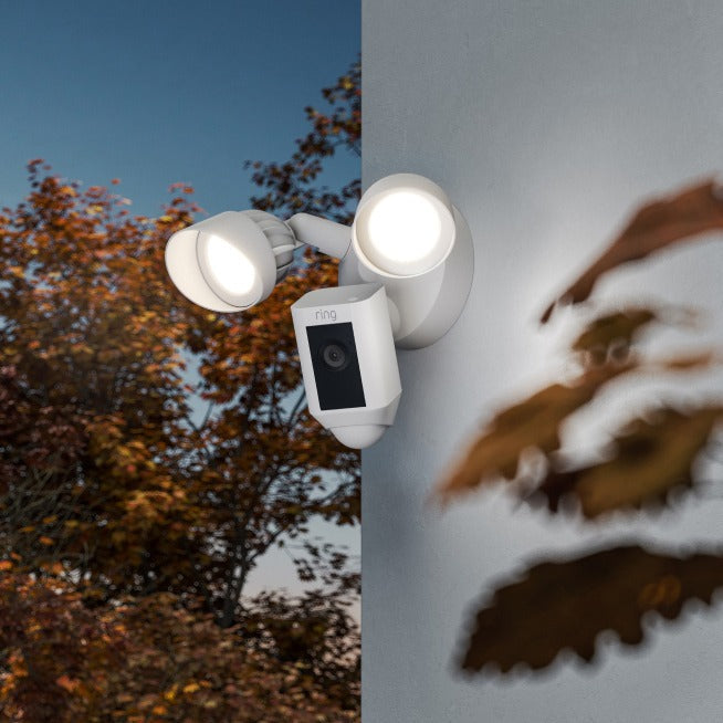 Front and Backyard Enhanced Kit (Floodlight Cam Wired Plus + Spotlight Cam Plus Battery)