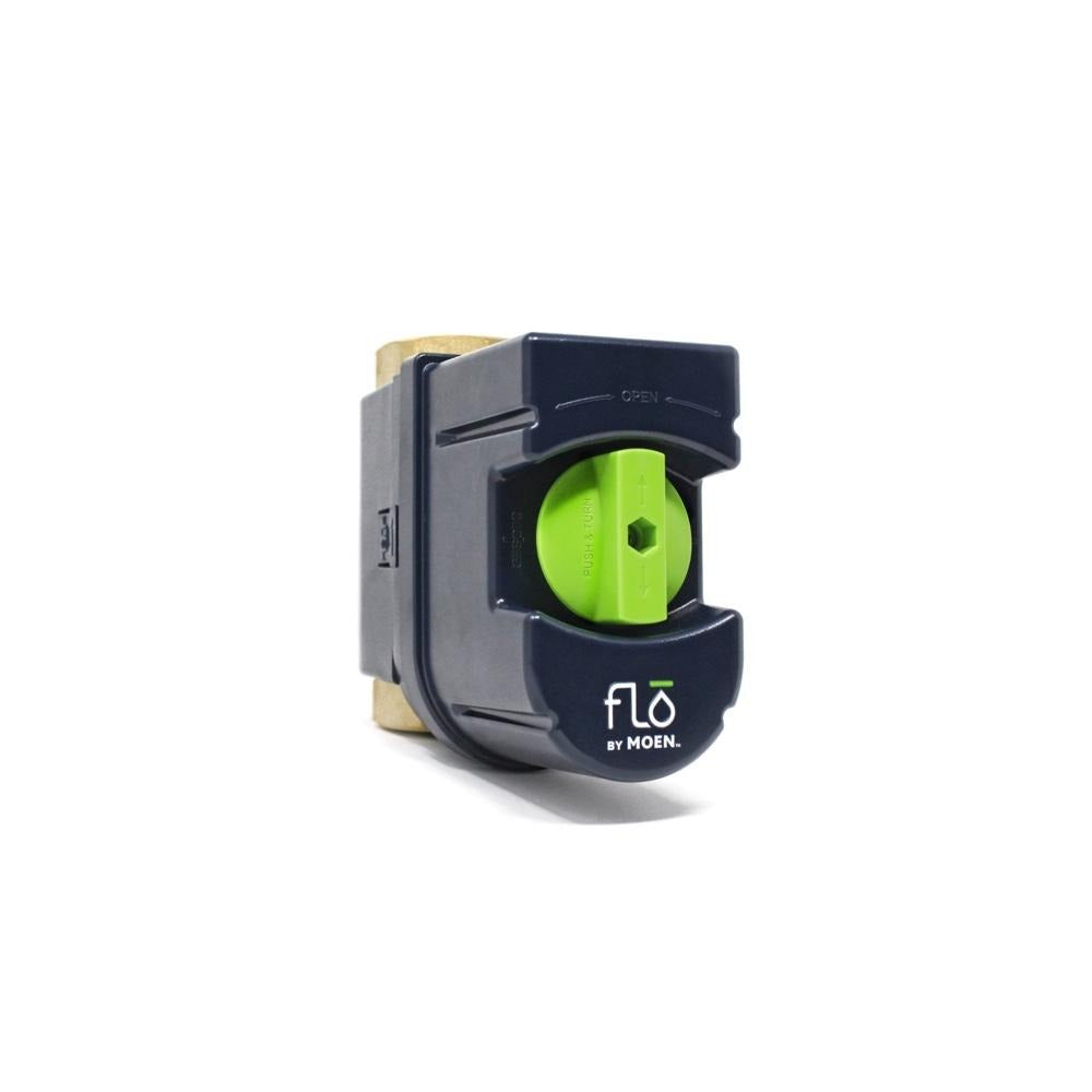Flo by Moen 1-1/4-Inch Smart Water Shutoff (for Works with Ring)
