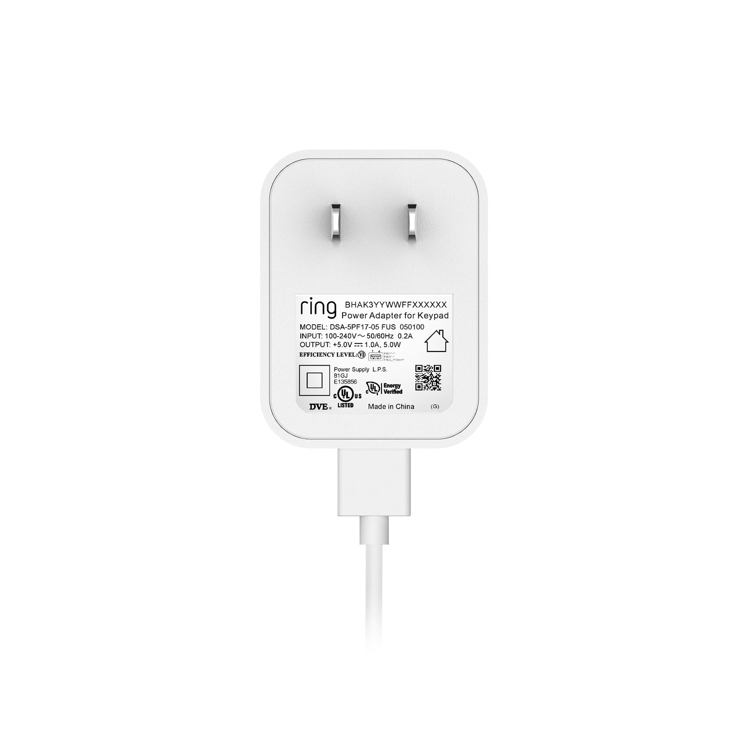Keypad Power Adapter (for Alarm Keypad (2nd Generation))
