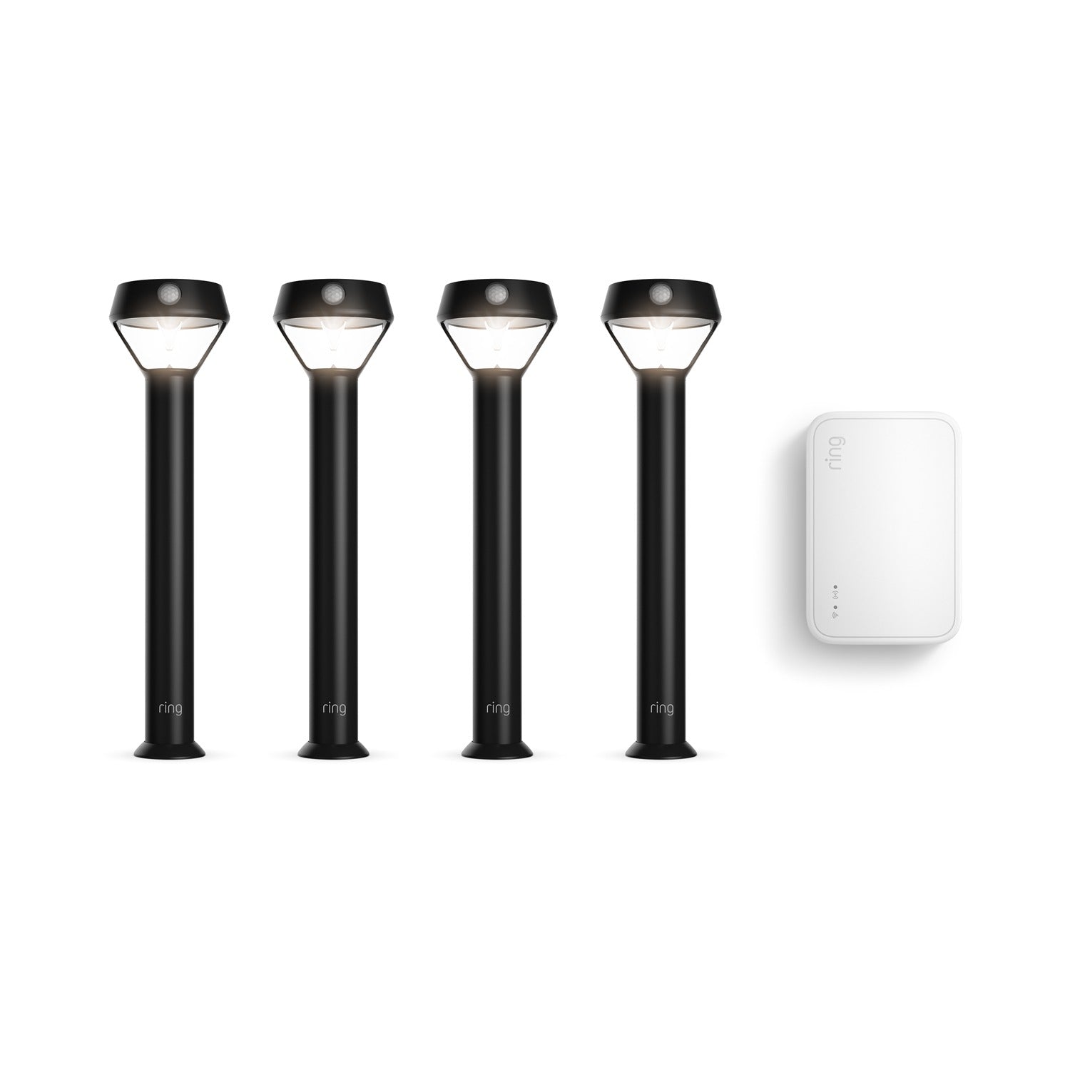 Smart Lighting Solar Pathlight 4-Pack + Bridge (2nd Gen)