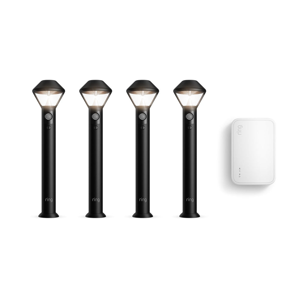 Smart Lighting Pathlight Battery 4-Pack + Bridge (2nd Gen)