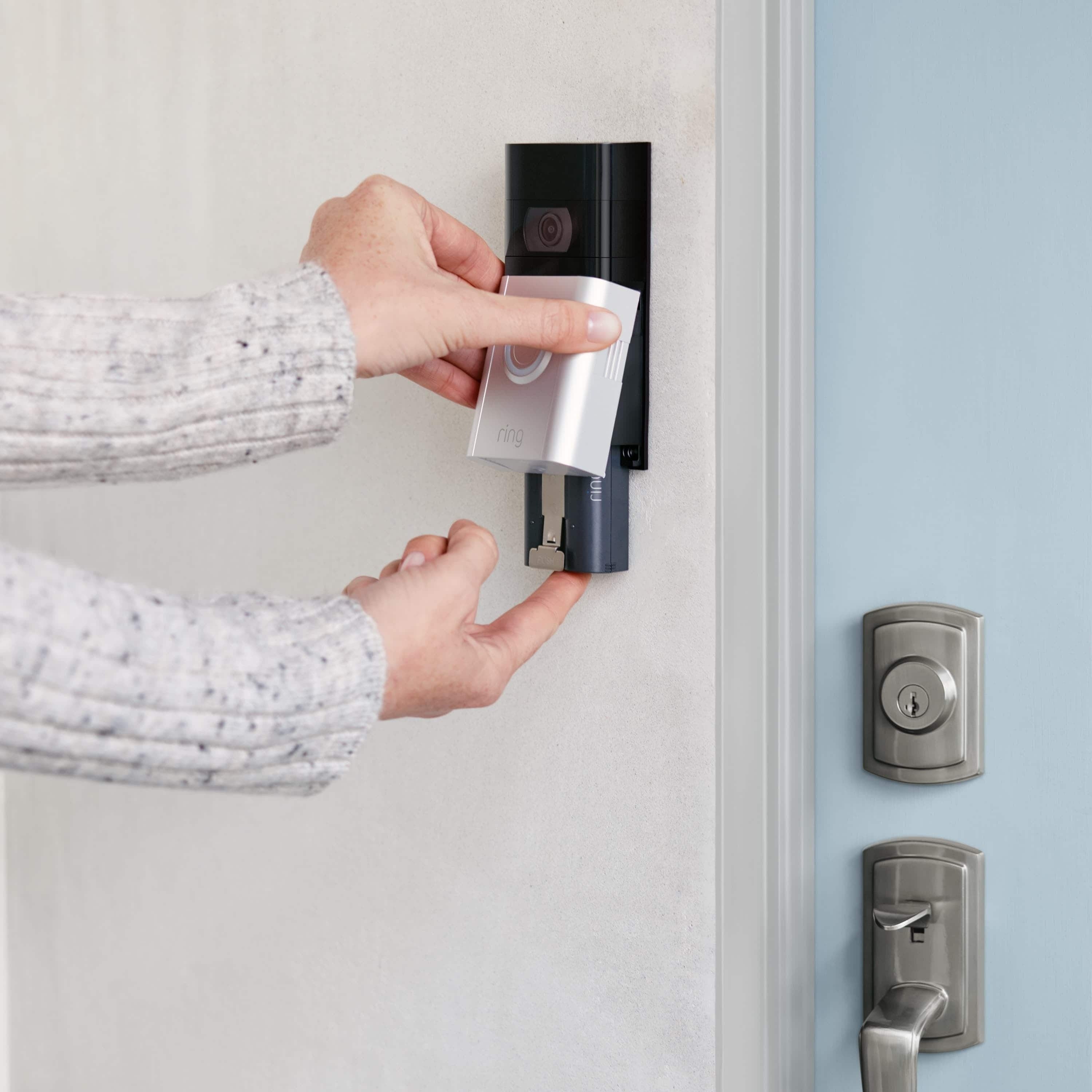 Quick Release Battery Pack (for Compatible with all battery-powered Ring Cameras and Ring Doorbells)