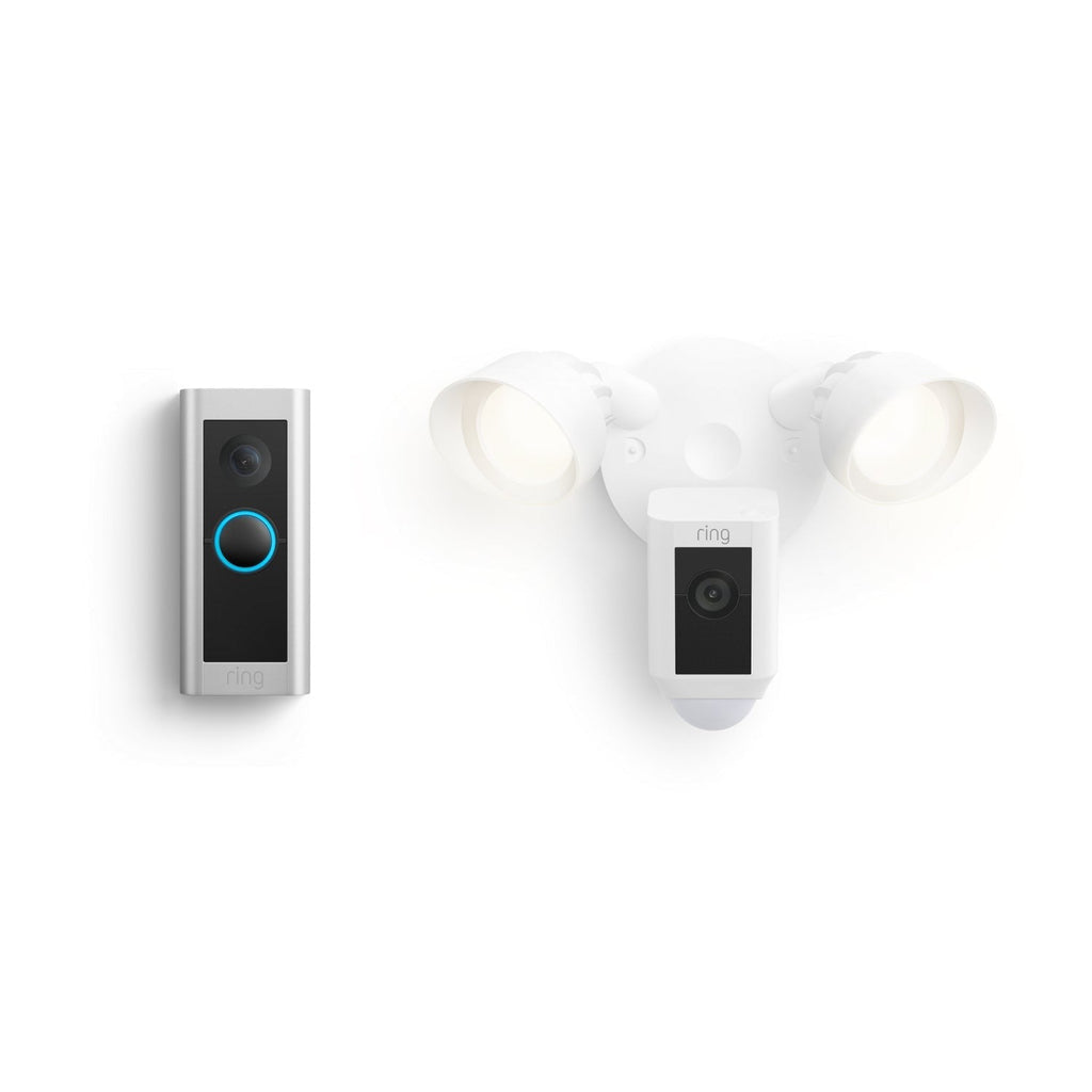 Wired Doorbell Pro (Video Doorbell Pro 2) + Floodlight Cam Wired Plus