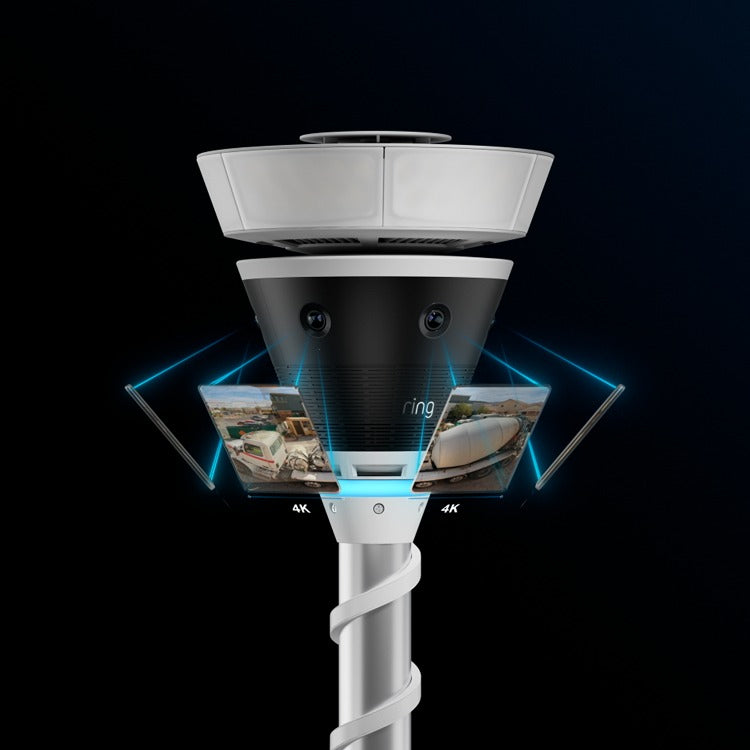 Ring Mobile Security Tower with iLOQ - Solar Panel Kit + 1x Battery