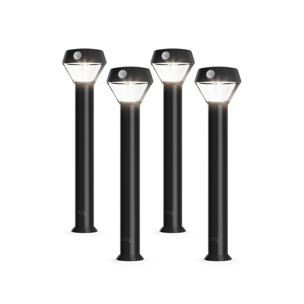Smart Lighting 4-Pack Solar Pathlight