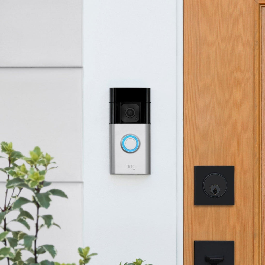 Battery Doorbell Plus + Alarm Security Kit, 8-Piece