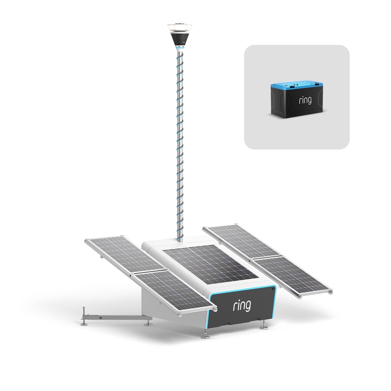 Ring Mobile Security Tower - Solar Panel Kit + 1x Battery