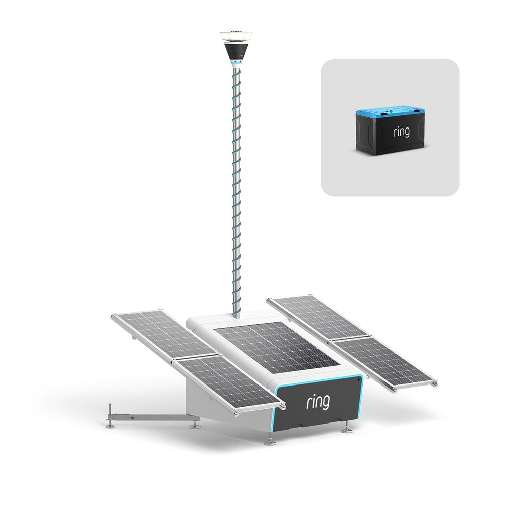 Ring Mobile Security Tower - Solar Panel Kit + 1x Battery