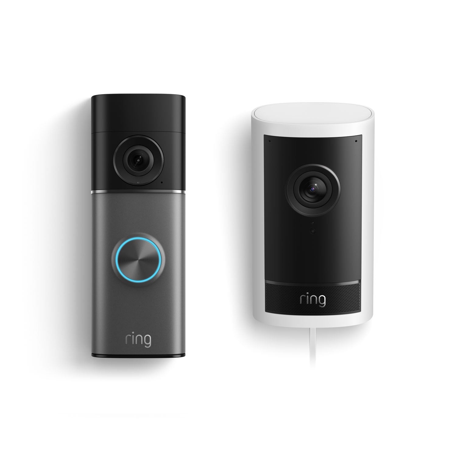 Battery Doorbell Pro (Newest Model) + Outdoor Cam Pro, Plug-In