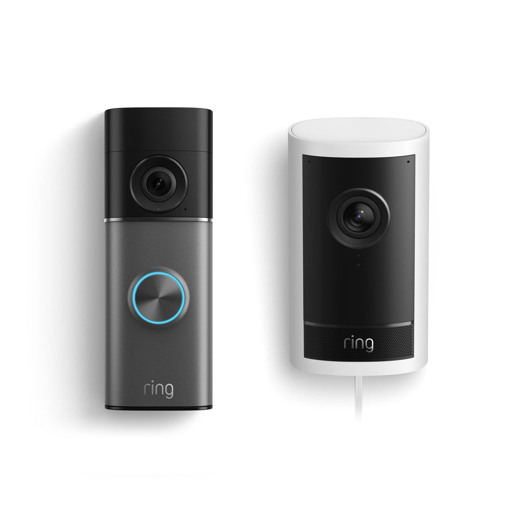 Battery Doorbell Pro (Newest Model) + Outdoor Cam Pro, Plug-In